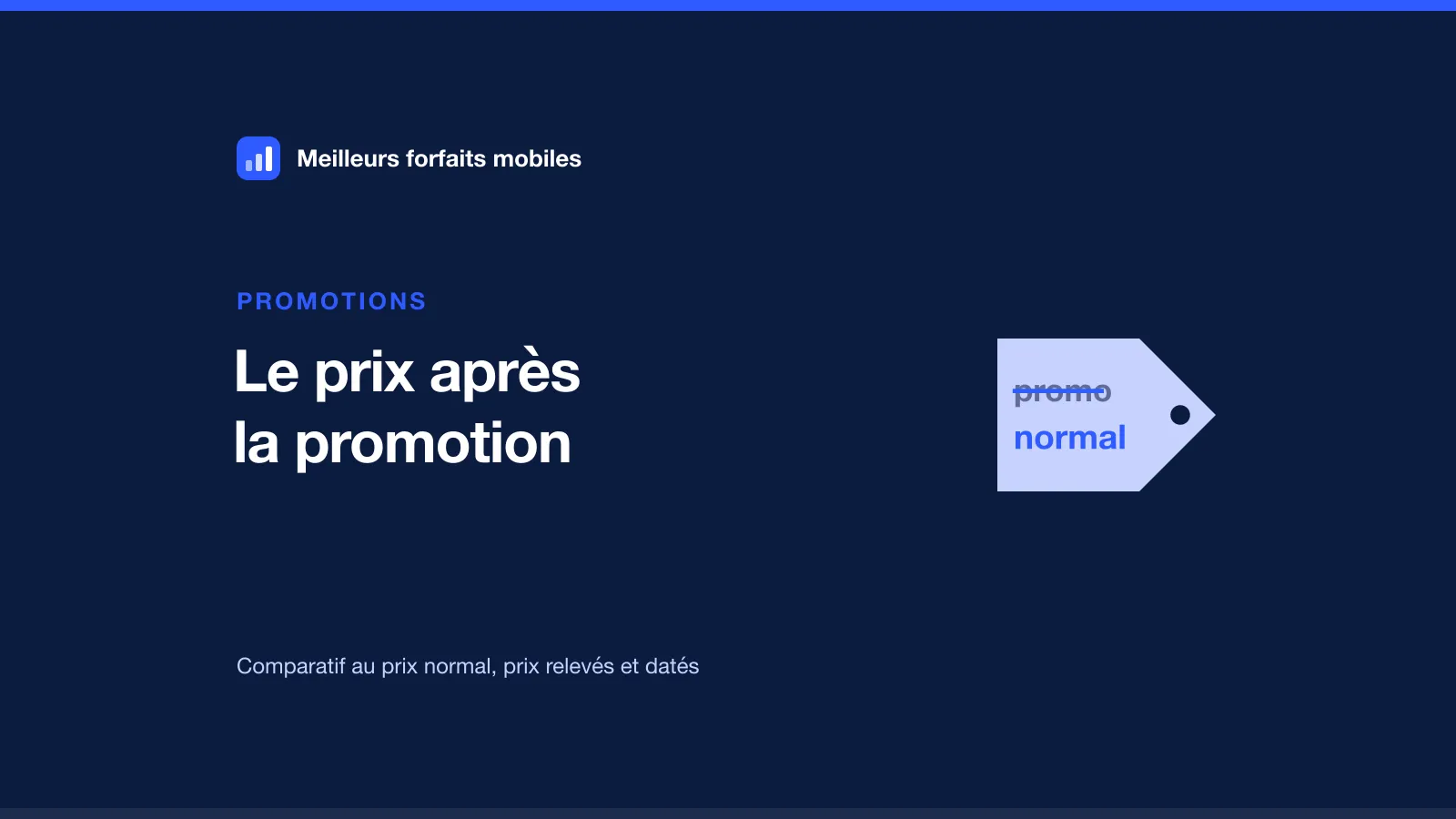 Prix promotionnel, prix normal : ce que coûte un forfait mobile après la promotion